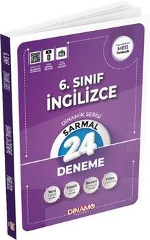 Dinamo Yayınları 6. Sınıf İngilizce Sarmal 24 lü Deneme Dinamik Serisi