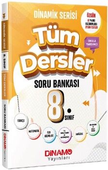 Dinamo Yayınları 8. Sınıf Tüm Dersler Dinamik Serisi Soru Bankası