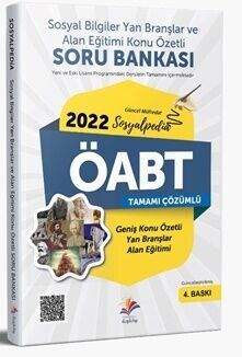 Dizgi Kitap 2022 ÖABT Sosyal Bilgiler Yan Branşlar ve Alan Eğitimi Sosyalpedia Soru Bankası