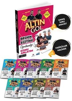Dizgi Kitap 2024 ÖABT Beden Eğitimi Öğretmenliği Altın Gol Konu Anlatımlı Modüler Set