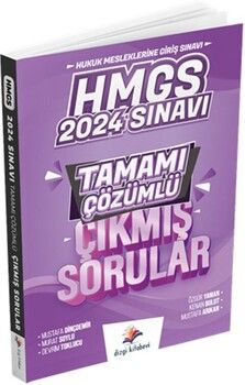 Dizgi Kitap 2024 HMGS Sınavı Tamamı Çözümlü Çıkmış Sorular