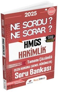 Dizgi Kitap 2025 HMGS Hakimlik Ceza Hukuku Genel Hükümler Ne Sordu Ne Sorar Soru Bankası