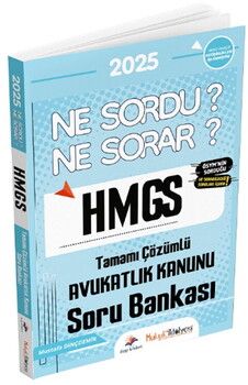 Dizgi Kitap 2025 HMGS Hakimlik Avukatlık Kanunu Ne Sordu Ne Sorar Soru Bankası