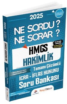 Dizgi Kitap 2025 HMGS Hakimlik İcra İflas Hukuku Ne Sordu Ne Sorar Soru Bankası