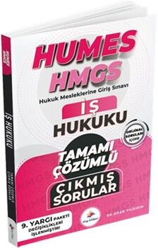 Dizgi Kitap 2025 Humes HMGS Hukuk Mesleklerine Giriş Sınavı İş Hukuku Tamamı Çözümlü Orijinal Çıkmış Sorular