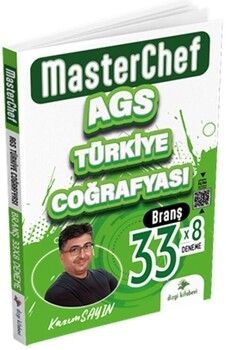 Dizgi Kitap 2025 MasterChef MEB AGS Türkiye Coğrafyası Tamamı Video Çözümlü 33 Branş Deneme