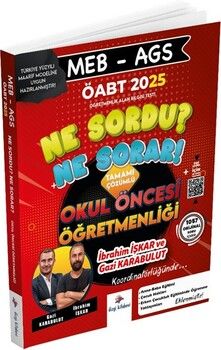 Dizgi Kitap 2025 MEB AGS ÖABT Ne Sordu Ne Sorar Okul Öncesi Öğretmenliği Tamamı Pdf Çözümlü Soru Bankası