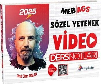 Dizgi Kitap 2025 MEB AGS Sözel Yetenek Video Ders Notları