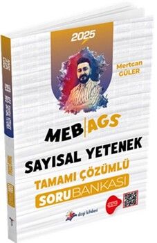 Dizgi Kitap 2025 MEB AGS Sayısal Yetenek Tamamı Çözümlü Soru Bankası