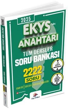Dizgi Kitap 2025 MEB EKYS Müdür ve Müdür Yardımcılığı Ekys nin Anahtarı Tüm Dersler Soru Bankası 2222 Soru