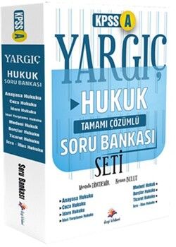 Dizgi Kitap 2025 Yargıç KPSS A Hukuk Tamamı Çözümlü Soru Bankası Seti