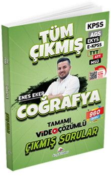 Dizgi Kitap 2026 Coğrafya Tüm Sınavlar Tamamı Video Çözümlü Çıkmış Sorular