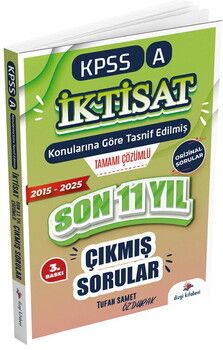 Dizgi Kitap 2026 KPSS A İktisat Konularına Göre Tasnif Edilmiş Son 10 Yıl Tamamı Çözümlü Orijinal Çıkmış Sorular