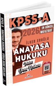  Dizgi Kitap 2026 KPSS A Grubu Anayasa Hukuku Video Ders Notları