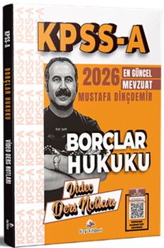  Dizgi Kitap 2026 KPSS A Borçlar Hukuku Video Ders Notları