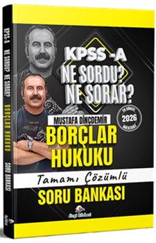  Dizgi Kitap 2026 KPSS A Borçlar Hukuku Ne Sordu Ne Sorar Tamamı Çözümlü Soru Bankası