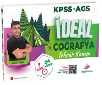 Dizgi Kitap 2026 KPSS MEB AGS İdeal Coğrafya Video Konu Anlatımlı Tekrar Kampı