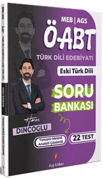 Dizgi Kitap 2026 MEB AGS ÖABT Türk Dili ve Edebiyatı Öğretmenliği Eski Türk Dili Tamamı Çözümlü Soru Bankası