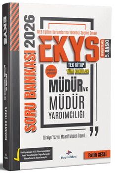 Dizgi Kitap 2026 MEB EKYS Müdür ve Müdür Yardımcılığı Soru Bankası 5. Baskı
