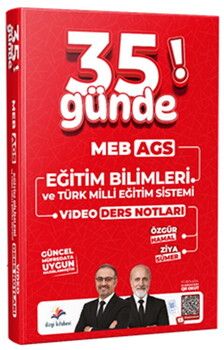 Dizgi Kitap 2027 MEB AGS 35 Günde Eğitim Bilimleri ve Türk Milli Eğitim Sistemi Video Ders Notları