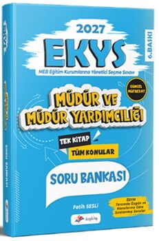 Dizgi Kitap 2027 MEB EKYS Müdür ve Müdür Yardımcılığı Soru Bankası