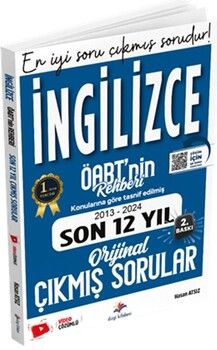 Dizgi Kitap ÖABT İngilizce nin Rehberi Konularına Göre Tasnif Edilmiş Son 12 Yıl Video Çözümlü Çıkmış Sorular