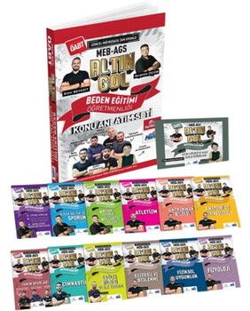 Dizgi Kitap ÖABT MEB AGS Beden Eğitimi Öğretmenliği Altın Gol Konu Anlatımlı Modüler Set