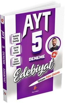 Dizgi Kitap Deniz Hoca AYT Edebiyat 5 Deneme Sınavı
