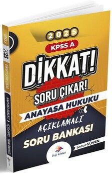Dizgi Kitap Dikkat KPSS A Anayasa Hukuku Açıklamalı Soru Bankası