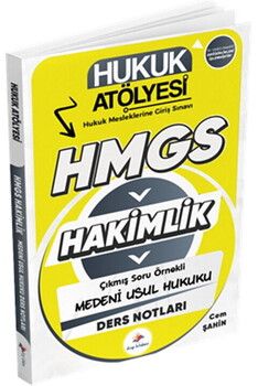 Dizgi Kitap Hukuk Atölyesi Hakimlik HMGS Hukuk Mesleklerine Giriş Sınavı Çıkmış Soru Örnekli Medeni Usul Hukuku Ders Notları