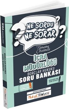 Dizgi Kitap Hukuk Atölyesi İcra Müdürlüğü Ne Sordu Ne Sorar Borçlar Hukuku Tamamı Çözümlü Soru Bankası