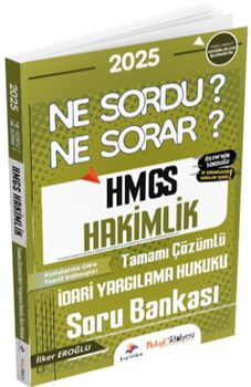 Dizgi Kitap Hukuk Atölyesi HMGS Hakimlik Ne Sordu Ne Sorar İdari Yargılama Hukuku Tamamı Çözümlü Soru Bankası