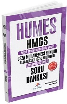 Dizgi Kitap Humes HMGS Ceza Muhakemesi Hukuku Ceza Hukuku Özel Hükümler Tamamı Çözümlü Soru Bankası