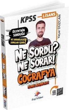 Dizgi Kitap KPSS Ne Sordu Ne Sorar Video Çözümlü Coğrafya Soru Bankası