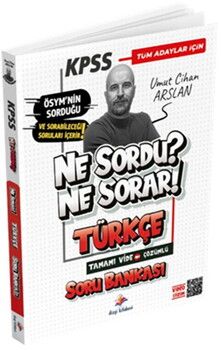 Dizgi Kitap KPSS Tüm Adaylar İçin Türkçe Ne Sordu Ne Sorar Tamamı Video Çözümlü Soru Bankası