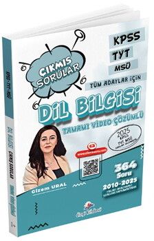 Dizgi Kitap KPSS TYT MSÜ Dil Bilgisi Çıkmış Sorular Son 16 Yıl