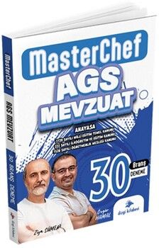 Dizgi Kitap MasterChef MEB AGS Mevzuat Tamamı Video Çözümlü 30 Branş Deneme