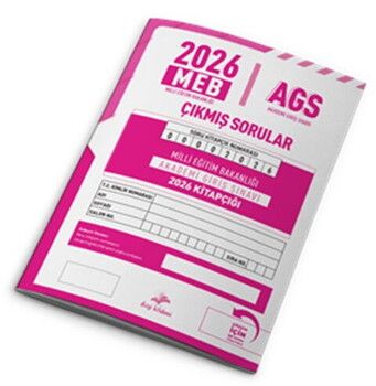 Dizgi Kitap MEB AGS 2026 Sınavı Tek Fasikül Tamamı Video Çözümlü Orijinal Çıkmış Sorular