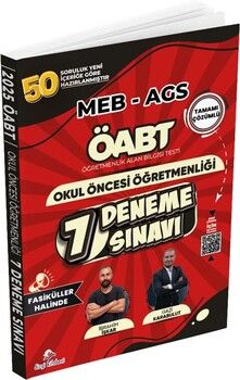 Dizgi Kitap MEB AGS ÖABT Okul Öncesi Öğretmenliği Tamamı PDF Çözümlü 7 Deneme