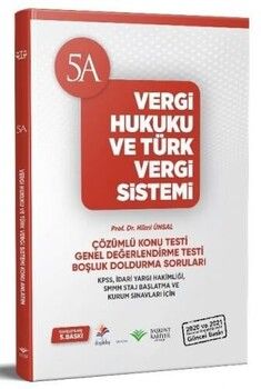 Dizgi Kitap Vergi Hukuku ve Türk Vergi Sistemi Soru Bankası 5. Baskı