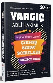 Dizgi Kitap Yargıç Adli Hakimlik 2022 Sınavı Çıkmış Soruları