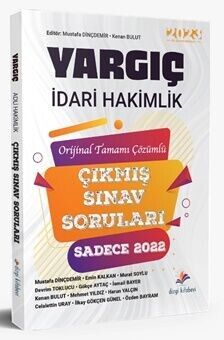 Dizgi Kitap Yargıç İdari Hakimlik 2022 Sınavı Çıkmış Soruları