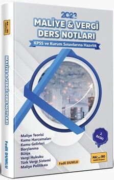Dizgi Kitap Yayınları 2023 KPSS ve Kurum Sınavları Maliye Vergi Ders Notları 2. Baskı