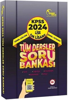 Doktrin Yayınları 2024 KPSS Lise Ön Lisans Tüm Dersler Soru Bankası