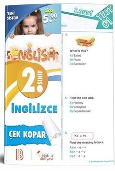 Eğitim Dünyası 2. Sınıf İngilizce Çek Eğitim Dünyası 2. Sınıf İngilizce Çek Kopar Yaprak TeKopar Yaprak Test