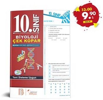Eğitim Dünyası 10. Sınıf Biyoloji Çek Kopar Yaprak Test