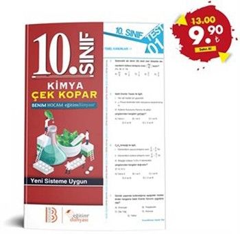 Eğitim Dünyası 10. Sınıf Kimya Çek Kopar Yaprak Test