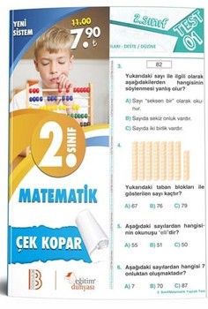 Eğitim Dünyası 2. Sınıf Matematik Çek Kopar Yaprak Test