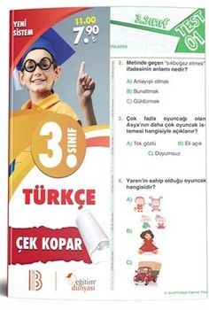 Eğitim Dünyası 3. Sınıf Türkçe Çek Kopar Yaprak Test