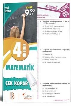 Eğitim Dünyası 4. Sınıf Matematik Çek Kopar Yaprak Test